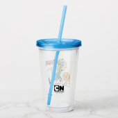 アドベンチャータイム |フィンのバックパックアドベンチャーギア アクリルタンブラー (裏面)