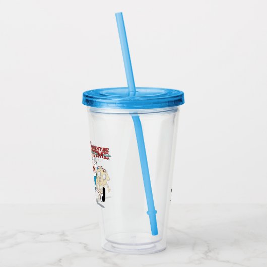 アドベンチャータイム |フィンのバックパックアドベンチャーギア アクリルタンブラー (左)