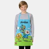 アドベンチャータイム |フィンのバックパックアドベンチャーギア エプロン (着用した状態)