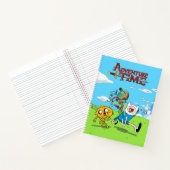 アドベンチャータイム |フィンのバックパックアドベンチャーギア ノートブック (内部)