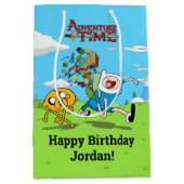 アドベンチャータイム |フィンズバックパックアドベンチャーギア ミディアムペーパーバッグ (正面)