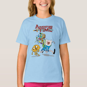 アドベンチャータイム フィンズバックパックアドベンチャーギア Tシャツ