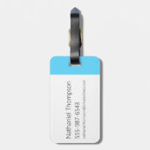 アドベンチャータイム |フィン&ジェイクフィストバンプ ラゲッジタグ (裏面縦)