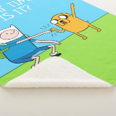 アドベンチャータイム |フィン&ジェイク拳バンプ シェルパブランケット (3/4)