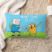 アドベンチャータイム |フィン&ジェイク拳バンプ ランバークッション (ブランケット)