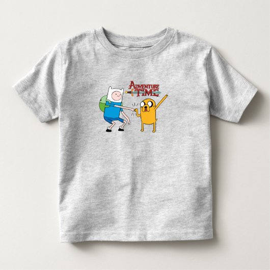 アドベンチャータイム |フィン&ジェイク拳バンプTシャツ トドラーTシャツ (正面)