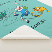 アドベンチャータイム |フィン&ジェイク(BMO遊付き) シェルパブランケット (3/4)