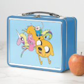 アドベンチャータイム |レディ、バブルガム、フィン、ジェイク メタルランチボックス (インサイチュ)