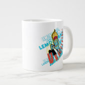 アドベンチャータイム |レモングラブは「受け入れられません」 ジャンボコーヒーマグカップ (正面右)