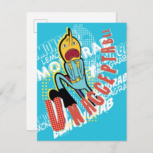 アドベンチャータイム |レモングラブは「受け入れられません」 ポストカード (正面/裏面)