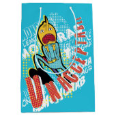 アドベンチャータイム |レモングラブは「受け入れられません」 ミディアムペーパーバッグ (正面)