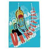 アドベンチャータイム |レモングラブは「受け入れられません」 ミディアムペーパーバッグ (裏面)