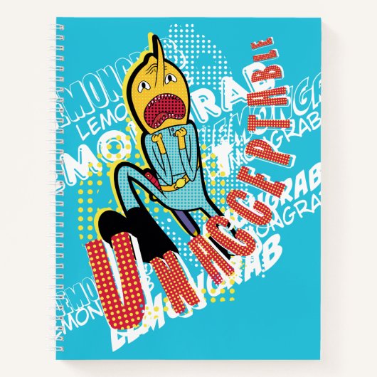 アドベンチャータイム |レモングラブ「受け入れ不可」 ノートブック (正面)