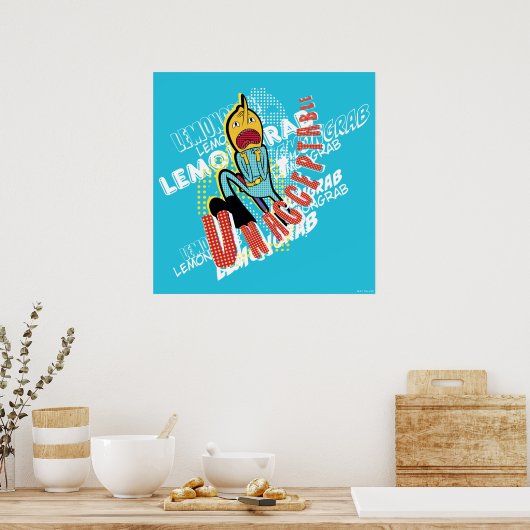 アドベンチャータイム |レモングラブ「受け入れ不可」 ポスター (キッチン)