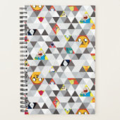 アドベンチャータイム |三角形のキャラクターパターン プランナー手帳 (正面)