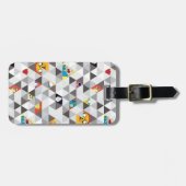 アドベンチャータイム |三角形のキャラクターパターン ラゲッジタグ (正面横)