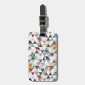 アドベンチャータイム |三角形のキャラクターパターン ラゲッジタグ (正面縦)