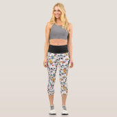 アドベンチャータイム |三角形キャラクターパターン カプリレギンス (正面)