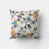アドベンチャータイム |三角形キャラクターパターン クッション (裏面)