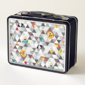 アドベンチャータイム |三角形キャラクターパターン メタルランチボックス (裏面)