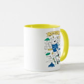 アドベンチャータイム | "代数的"スケッチ マグカップ (正面右)