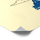 アドベンチャータイム | "代数的"フィンスケッチ ポスター (角)