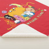 アドベンチャータイム |大きなジェイクグループグラフィック シェルパブランケット (3/4)