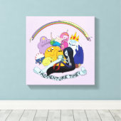 アドベンチャータイム | BMOグループのグラフィック キャンバスプリント (インサイチュ (ウッドフロア))