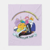 アドベンチャータイム | BMOグループグラフィック フリースブランケット (正面)