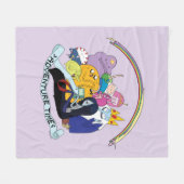 アドベンチャータイム | BMOグループグラフィック フリースブランケット (正面(横))