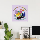 アドベンチャータイム | BMOグループグラフィック ポスター (ホームオフィス)