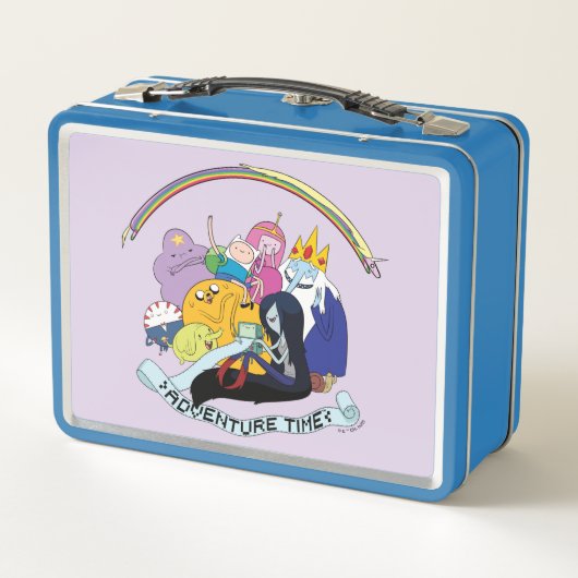 アドベンチャータイム | BMOグループグラフィック メタルランチボックス (裏面)