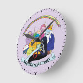 アドベンチャータイム | BMOグループグラフィック ラウンド壁時計 (傾斜)