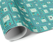 アドベンチャータイム | BMOパターン ラッピングペーパー (ロールコーナー)