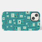 アドベンチャータイム | BMOパターン iPhoneケース (裏面横)