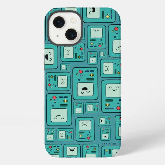 アドベンチャータイム | BMOパターン iPhoneケース (裏面)