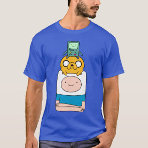 アドベンチャータイム   BMO、Jake、およびFinn Tシャツ
