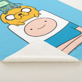 アドベンチャータイム | BMO、Jake、Finn シェルパブランケット (3/4)