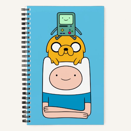 アドベンチャータイム | BMO、Jake、Finn ノートブック (正面)