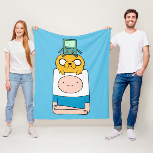 アドベンチャータイム BMO、Jake、Finn フリースブランケット