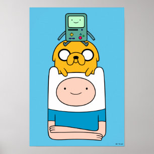 アドベンチャータイム   BMO、Jake、Finn ポスター