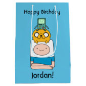 アドベンチャータイム | BMO、Jake、Finn ミディアムペーパーバッグ (裏面)