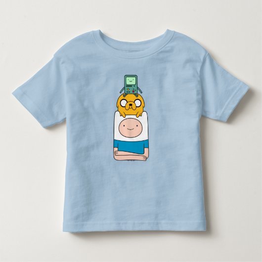 アドベンチャータイム | BMO、Jake、Finn T-Shirt トドラーTシャツ (正面)