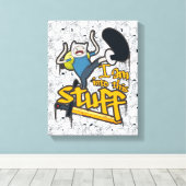 アドベンチャータイム | Finn "この物" キャンバスプリント (インサイチュ (ウッドフロア))