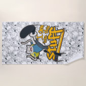 アドベンチャータイム | Finn "この物" ビーチタオル (正面)