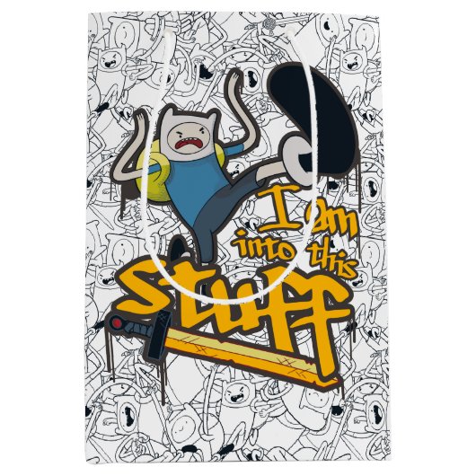 アドベンチャータイム | Finn "この物" ミディアムペーパーバッグ (正面)