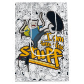 アドベンチャータイム | Finn "この物" ミディアムペーパーバッグ (裏面)