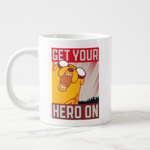 アドベンチャータイム Jake "ヒーローを獲得" ジャンボコーヒーマグカップ