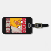 アドベンチャータイム | Jake "英雄を追加" ラゲッジタグ (正面横)