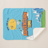 アドベンチャータイム | Jake Floating With Fin シェルパブランケット (正面(横))